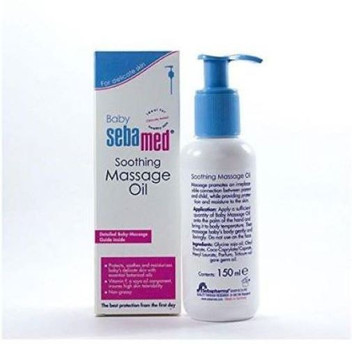 sebamed soothing baby massage oil