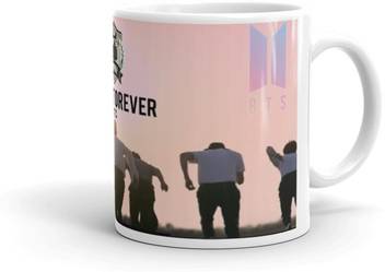 The Nk Store Bts Army Young Forever Boys Kpop Music Band Multicolour Printed Ceramic Coffee 330ml 084 Ceramic Coffee Mug Price In India Buy The Nk Store Bts Army Young