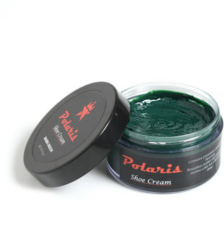 dark green shoe polish