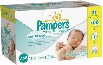 pampers wipes lingettes sensitive