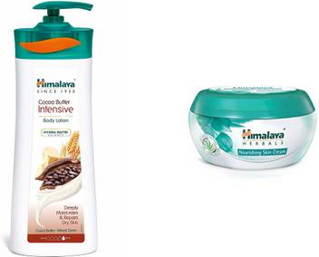 Himalaya Herbals Cocoa Butter Intensive Body Lotion 400ml Nourishing Skin Cream 50ml Price In India Buy Himalaya Herbals Cocoa Butter Intensive Body Lotion 400ml Nourishing Skin Cream 50ml Online