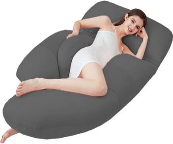 Angel Mommy Premium Full G Shaped Body Pillow Microfibre Solid