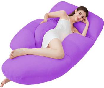 Angel Mommy Premium Full G Shaped Body Pillow Microfibre Solid