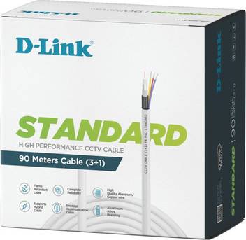 D Link Pvc Type A White 90 M Wire White