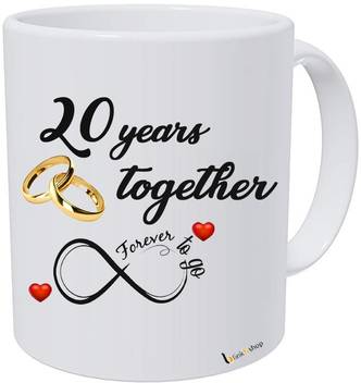 blinkNshop Happy 8th Marriage Anniversary 8 years love Ceramic Coffee Mug blinkNshop Happy 8th Marriage Anniversary 8 years love Ceramic Coffee Mug