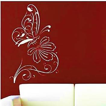 Shine Interiors Wall Stencil Design Reusable Home Decore Size