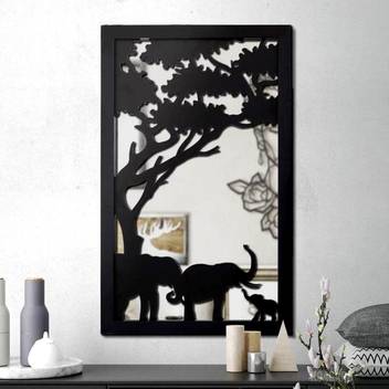 Maa Durga Suppliers 3d Wall Art Mirror Elephant Family 97 Black Price In India Buy Maa Durga Suppliers 3d Wall Art Mirror Elephant Family 97 Black Online At Flipkart Com