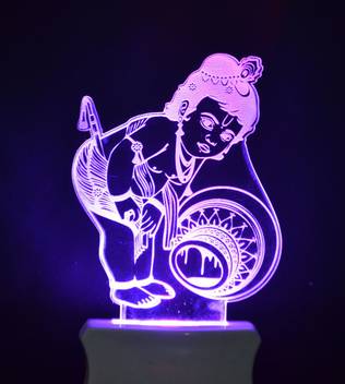 Gojeeva The Baby Krishna 3d Illusion Night Lamp Is Extremely Cool And 3d Illusion Design Night Lamp Price In India Buy Gojeeva The Baby Krishna 3d Illusion Night Lamp Is Extremely