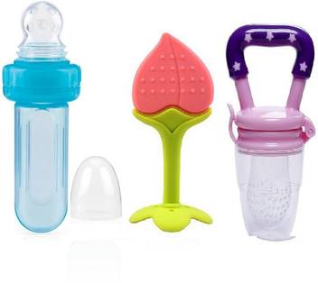 Manan Shopee Baby Food Feeder Fruit Nibbler Silicone Teether