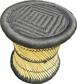 Nupremo Eco Friendly Cane Wood Bamboo Sitting Stool Mudda For Indoor Outdoor Black Set Of 1 Stool Price In India Buy Nupremo Eco Friendly Cane Wood Bamboo Sitting Stool Mudda For Indoor Outdoor Black Set
