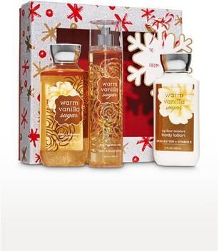 Bath And Body Works Warm Vanilla Sugar Gift Set Box Price In India Buy Bath And Body Works Warm Vanilla Sugar Gift Set Box Online At Flipkart Com Bath & body gift sets. body works warm vanilla sugar gift set