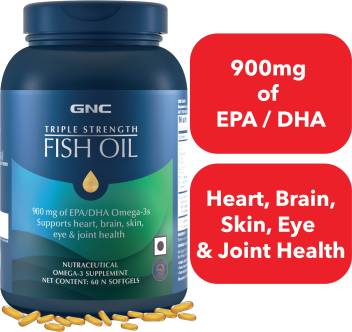 Gnc Triple Strength Fish Oil 1500 Mg With 900 Mg Of Epa Dha