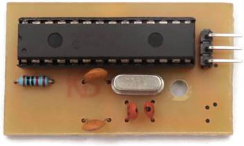 electronicspices led pixel controller for 100 led pixel pic18f76 1 sp ic with 3 pin connector micro controller board electronic hobby kit
