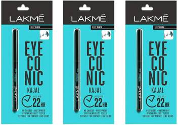 Lakme Eyeconic Kajal Pack Of 3 Deep Black 0 35g Price In India Buy Lakme Eyeconic Kajal Pack Of 3 Deep Black 0 35g Online In India Reviews Ratings Features Flipkart Com Lakme eyeconic kajal turquoise 0.35g free shipping. lakme eyeconic kajal pack of 3 deep black 0 35g