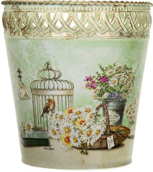 Joymart Joymart Multi Colour Printed Metal Flower Pot Big Size Metal Plant Container Metal External Height 19 Cm Plant Container Set Price In India Buy Joymart Joymart Multi Colour Printed Metal Flower Pot Big Just remember to leave the plants in their pots. flipkart