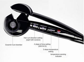 Votex Mart Professional Pro Perfect Ladies Curly Hair Machine Curl Secret Hair Curler Roller With Revolutionary Automatic Curling Technology For Women Girls Black Hair Curler Price In India Buy Votex Mart