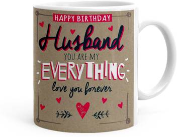 Khakee Happy Birthday Husband Kh Bday Hubby 07 Ceramic Mug Price