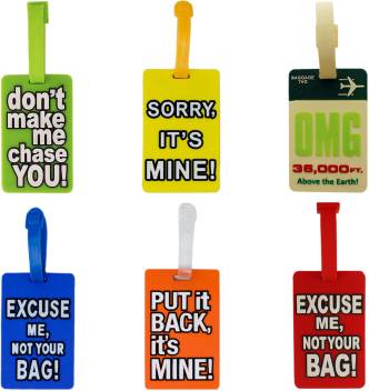 Tootpado Luggage Tags Travel Tag For Suitcase Backpack And School