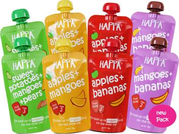 Happa Organic Baby Food Variety Of Puree Cereal Price In India Buy Happa Organic Baby Food Variety Of Puree Cereal Online At Flipkart Com