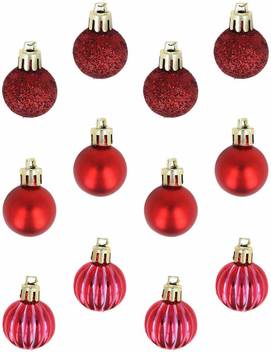 Webelkart 12 Pcs Christmas Tree Decorations Set Medium Size