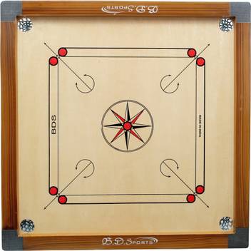 Bd Sports Imported Full Size Yellow Carrom Board 34 Inches With
