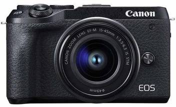 Canon M6 Mark Ii Mirrorless Camera With 15 45 Lens Price In India Buy Canon M6 Mark Ii Mirrorless Camera With 15 45 Lens Online At Flipkart Com
