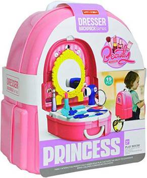 Real Homes Dresser Backpack Play Set Pretend Dress Up Real Homes Dresser Backpack Play Set