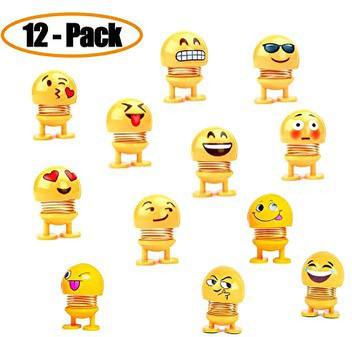 car dashboard emoji toys