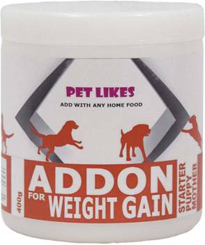 Pet Likes Addon Weight Gain For Puppies 400g Results In 3 Weeks Chicken Sea Food 0 4 Kg Dry Adult Young Dog Food Price In India Buy Pet Likes Addon Weight Gain