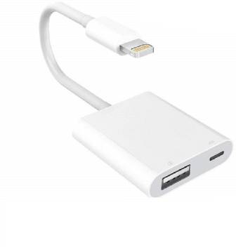 Microware Lighting To Usb 3 0 Camera Female Adapter Charging Otg Cable With Power Interface Data Sync And Ios 11 Support Lighting To Usb 3 0 Camera Female Adapter Usb Charger Price In India