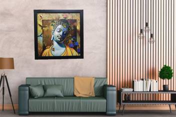 Sheshagun Spiritual Gautam Buddha Wall Photo Frame Price In India Buy Sheshagun Spiritual Gautam Buddha Wall Photo Frame Online At Flipkart Com