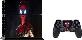 Gadgetswrap Sps4c13664 Printed Avengers End Game Spiderman Skin For Ps4 Console Controller Gaming Accessory Kit Gadgetswrap Flipkart Com