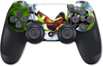 Gadgetswrap Ps4cs Printed Butterfly N Robot 2 Split Skin For Ps4 Controller Gaming Accessory Kit Gadgetswrap Flipkart Com