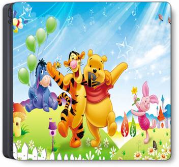 Gadgetswrap Ps4cs7395 Printed Green Grass Garden Winnie Tiger Flowers Sky Skin For Ps4 Gaming Accessory Kit Gadgetswrap Flipkart Com