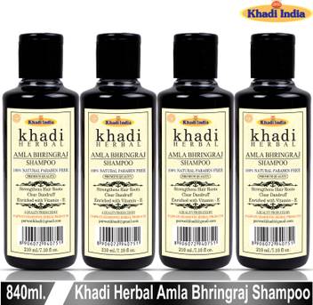 Khadi Herbal Amla Bhringraj Shampoo Hair Cleanser For Strengthens Hair Roots Clear Dandruff Pack Of 4 Price In India Buy Khadi Herbal Amla Bhringraj Shampoo Hair Cleanser For Strengthens Hair Roots Clear Dandruff Pack Great savings & free delivery / collection on many items. flipkart