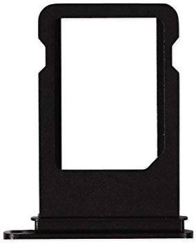 Nish Sim Card Tray Compatible With Apple Iphone 7 Black