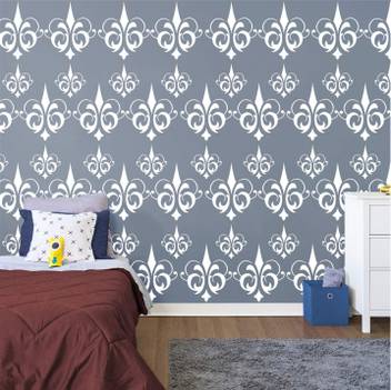 Yms Size 16 X 24 Flower Whittle Floral Wall Stencil Price In