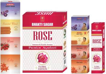 t series bhakti sagar dry cone floral edition rose incense sticks monthly pack sandalwood rose lily lavender agarbattis price in india buy t series bhakti sagar dry cone floral flipkart