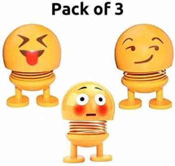 India Fun Zone Dancing Emoji Smiley Funny Smily Car Dashboard