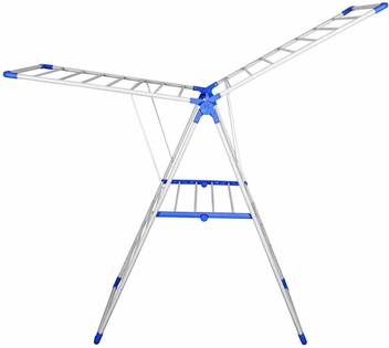 Indiswan Steel Floor Cloth Dryer Stand Synergy Wing Style Hi