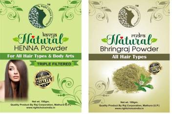 Right Choice Natural Heena Powder And Bhringraj Powder For All