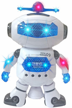 dancing robot toy with music & flashing light