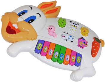 rabbit piano toy