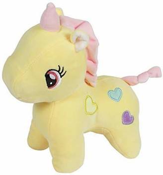 A Little Swag Imported Yellow Stuffed Unicorn Horse Plush Animal
