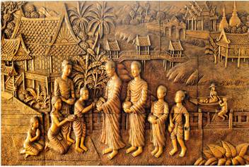 Zankhi Art Sculpture 3d Embossed Wall Painting With Sparkle Coated