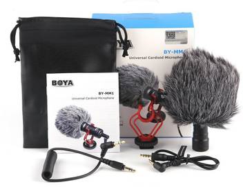 Boya By Mm1 Universal Cardiod Shotgun Microphone Camera Microphone Price In India Buy Boya By Mm1 Universal Cardiod Shotgun Microphone Camera Microphone Online At Flipkart Com