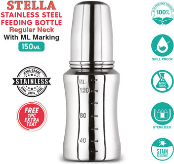 stainless steel feeding bottle flipkart