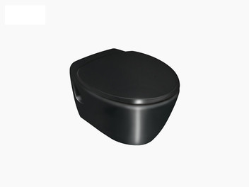 black commode seat