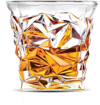 Fabindi Pack Of 6 Imported Diamond Cut Seamless Transparent Cup