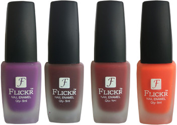 matte purple nail polish